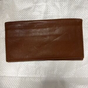 Vintage Christopher‎ Hayes Checkbook Cover/card holder Genuine Leather  Wallet